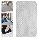 Portable Ironing Mat Blanket (Iron Anywhere) Ironing Board Replacement, Iron Board Alternative Cover 14.7*33.5 inch