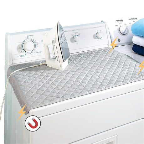 Portable Ironing Mat Blanket (Iron Anywhere) Ironing Board Replacement, Iron Board Alternative Cover 14.7*33.5 inch
