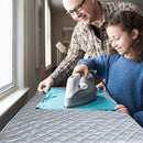 Portable Ironing Mat Blanket (Iron Anywhere) Ironing Board Replacement, Iron Board Alternative Cover 14.7*33.5 inch