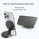 Fill Light for LED Phone Light Attachment Selfie Ring Light Brightness Adjustable Compatible for iPhone Smartphone Vlogs/Photography/Video Conference Color Black