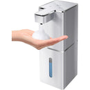 Automatic Foaming Soap Dispenser Touchless 400ml/12.8oz Rechargeable Hand Soap Dispenser Wall Mounted Foam Soap Pump for Bathroom Kitchen Dish Soap