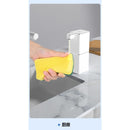 Automatic Foaming Soap Dispenser Touchless 400ml/12.8oz Rechargeable Hand Soap Dispenser Wall Mounted Foam Soap Pump for Bathroom Kitchen Dish Soap