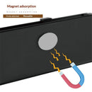 2 Pack Magnetic Spice Storage Rack Organizer for Refrigerator and Oven, Black Fridge Organizers and Storage