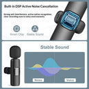 (Latest Model) - Professional Wireless Microphone for iPhone, iPad, Android, Lavalier Microphone for Video Recording - iPhone Mic Crystal Clear Recording with USB-C for Content Creators