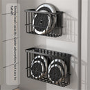 Magnetic Basket Fridge Lint Bin Dryer Ball Holder Laundry Room Organization Home Storage for Class Office School 2pcs