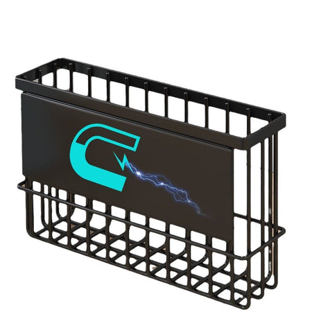 Magnetic Basket Fridge Lint Bin Dryer Ball Holder Laundry Room Organization Home Storage for Class Office School 2pcs
