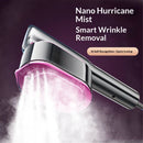 Travel Steamer for Clothes Portable: 2-in-1 Mini Handheld Garment Steamer Iron - 15s Heat Up & 5 Adjustable Steam - Large Ceramic Panel