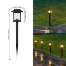 Solar Outdoor Lights, 12 Pack Solar Pathway Lights Waterproof, Landscape Lighting for Path Walkway Lawn Garden Yard Outside Décor, Black