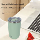 Self Stirring Mug, Electric Auto Mixing Cup with Magnetic Stirring, Rechargeable for Coffee, Milk & Cocoa (Green)