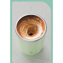 Self Stirring Mug, Electric Auto Mixing Cup with Magnetic Stirring, Rechargeable for Coffee, Milk & Cocoa (Green)