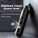 Ear and Nose Hair Trimmer for Men, Professional Painless USB Rechargeable Eyebrow & Facial Hair Trimmer Precision Tool with Powerful Motor and Dual-Edge Blades,