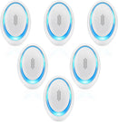 Ultrasonic Pest Repeller 6 Packs,Electronic Pest Repellent Pest Control Indoor for Living Room, Office, Warehouse, Garage, Hotel