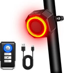 Bike Turn Signals, Bicycle Tail Light with Turn Signals, Bike Tail Light USB Rechargeable with Horn, IP65 Waterproof Anti-Theft Alarm,for Bicycle, Ebike, Scooter