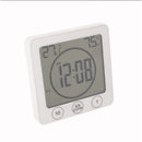 Digital Bathroom Shower Wall Clock Timer with Alarm with Big LCD Display, Waterproof for Water Spray,  Wall Clock Timer for Bathroom Shower Makeup Cooking