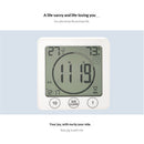Digital Bathroom Shower Wall Clock Timer with Alarm with Big LCD Display, Waterproof for Water Spray,  Wall Clock Timer for Bathroom Shower Makeup Cooking