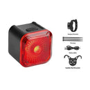 Smart Bike Tail Light with Digital Battery Display, 6 Modes Auto Bike Brake Rear Light, Auto Sleep & Motion Activation, IP55 Waterproof,USB-C Rechargeable LED Warning Light