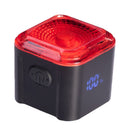 Smart Bike Tail Light with Digital Battery Display, 6 Modes Auto Bike Brake Rear Light, Auto Sleep & Motion Activation, IP55 Waterproof,USB-C Rechargeable LED Warning Light