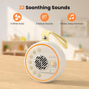 White Noise Machine for Baby & Adults with 22 Relaxing Sounds & Adjustable Night Light, Rechargeable & Portable Sleep Aid for Home & Travel（beige）