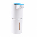Automatic-Foaming-Soap-Dispenser-Touchless, White Hand Soap Dispenser 13oz/350ml  Wall Mounted & Countertop Design（sky blue）