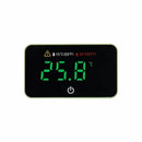 2pcs Aquarium Digital Thermometer with LED Touch Screen - Stick-on Fish Tank Thermometer for Betta Tanks， Cordless Waterproof Sensor