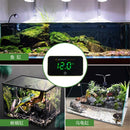 2pcs Aquarium Digital Thermometer with LED Touch Screen - Stick-on Fish Tank Thermometer for Betta Tanks， Cordless Waterproof Sensor