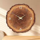 Rustic Wall Clock Silent 12 Inch Battery Operated Wooden Home Decor for Bathroom Kitchen Bedroom Living Room,