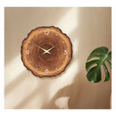 Rustic Wall Clock Silent 12 Inch Battery Operated Wooden Home Decor for Bathroom Kitchen Bedroom Living Room,