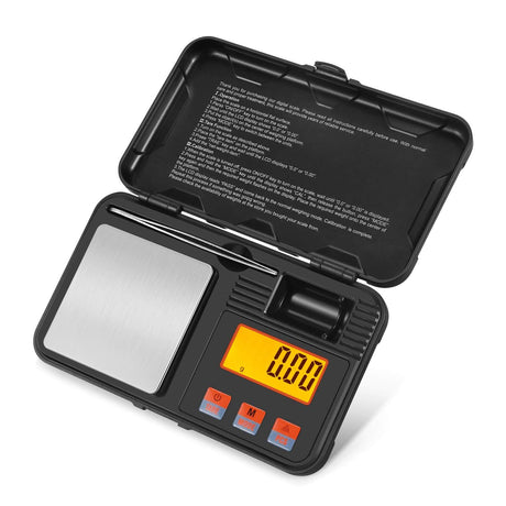 Series Digital Pocket Weight Scale200g x 0.1g |Digital Gram Scale Small Scale Mini Food Scale Jewelry Scale Ounces/Grains Scale, Easy to Carry - AMERICAN WEIGH SCALES (Black, 200g x 0.01g)