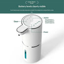 Automatic Foaming Soap Dispenser - Hand Free Pump Touchless Soap Dispenser Electric Dispenser with 380ml, USB Rechargeable 4levels Adjustable Dispenser for Bathroom Kitchen（White foam version）