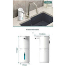 Automatic Foaming Soap Dispenser - Hand Free Pump Touchless Soap Dispenser Electric Dispenser with 380ml, USB Rechargeable 4levels Adjustable Dispenser for Bathroom Kitchen（White foam version）