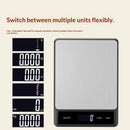 Food Scale Grams and Ounces - Digital Kitchen Scale 10kg/1g Accuracy, Rechargeable ，Stainless Steel, Lightweight for Cooking, Baking, Meal Prep