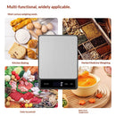 Food Scale Grams and Ounces - Digital Kitchen Scale 10kg/1g Accuracy, Rechargeable ，Stainless Steel, Lightweight for Cooking, Baking, Meal Prep