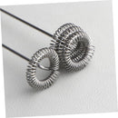 Stainless steel hand-held foam layer spring design, easy coffee mixer for home kitchen, including latte and cappuccino
