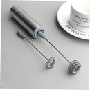 Stainless steel hand-held foam layer spring design, easy coffee mixer for home kitchen, including latte and cappuccino