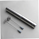 Stainless steel hand-held foam layer spring design, easy coffee mixer for home kitchen, including latte and cappuccino