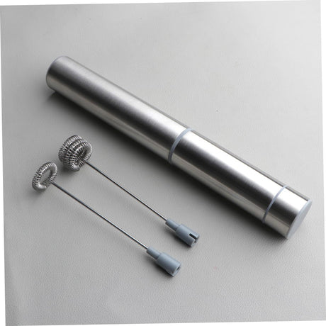 Stainless steel hand-held foam layer spring design, easy coffee mixer for home kitchen, including latte and cappuccino