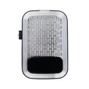 Rechargeable Nail Dust Collector , 80W Powerful Dust Suction Machine Vacuum Nail Fan Dust Collector with Adjustable Suction for Nail Salons & DIY Home（Black）