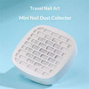 High suction silent vacuum cleaner, portable nail salon specific small nail remover and dust collector+10 filter papers (white)