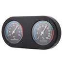 2pcs Reptile Thermometer Hygrometer, Mini Round Shape Dual Dial Thermometer and Humidity Gauge for Reptile Lizard Tortoise Spider Pet Rearing Box
