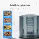 Automatic Fish Feeder Dispenser for Aquarium: Rechargeable Auto Feeders for Tank Turtle Pond Betta - 200ml Smart Food Feeding Timer Dispensers（with battery）