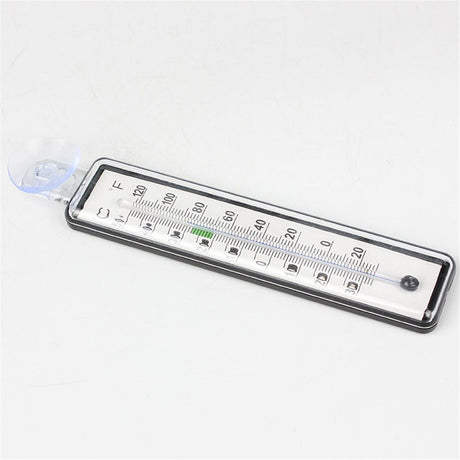 Stainless Steel Thermometer - Accurate Aquarium Thermometer - Easy to Read - Dual Scale for Freshwater and Saltwater Tanks