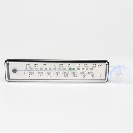Stainless Steel Thermometer - Accurate Aquarium Thermometer - Easy to Read - Dual Scale for Freshwater and Saltwater Tanks