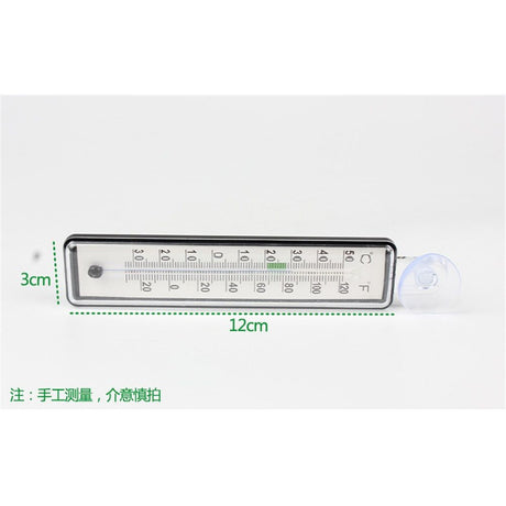 Stainless Steel Thermometer - Accurate Aquarium Thermometer - Easy to Read - Dual Scale for Freshwater and Saltwater Tanks