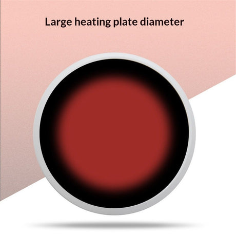 Coffee Mug Warmer,  Electric Coffee Cup Warmer for Desk Temperature-Controlled Beverage Warmers Heating Plate for Coffee, Milk, Tea, Candle Wax - White
