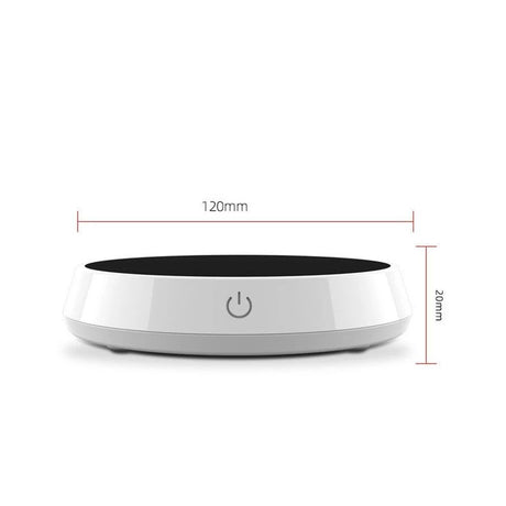 Coffee Mug Warmer,  Electric Coffee Cup Warmer for Desk Temperature-Controlled Beverage Warmers Heating Plate for Coffee, Milk, Tea, Candle Wax - White