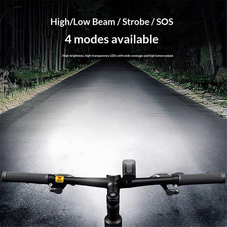 Bike Lights for Night Riding, Bike Headlight for Mountain, Rechargeable Bike Light for Road Long endurance night riding headlights