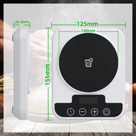 Precise 1°F Thermostat Control (70-100°F) Sourdough Warming Mat for Kitchen Auto Warming On/Off, 12-Hour Timer,Perfect for Sourdough Fermentation & Home Baking (White)
