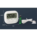 Small Digital Thermometer ON/Off Switch Indoor/Outdoor Meter Gauge , electronic water temperature gauge for fish farming（Large screen thermometer）
