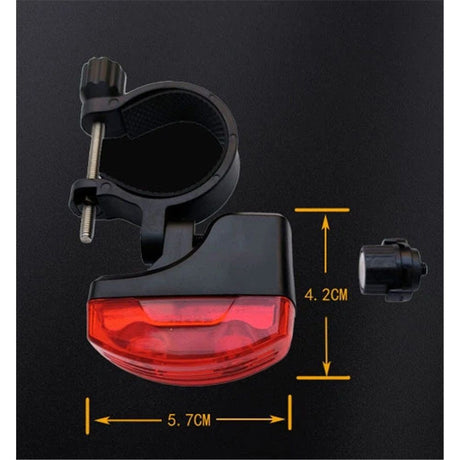 Bike Tail Light Rechargeable by  - Super Bright  Bicycle Rear Light Easily Clips on as a Red Taillight for Optimum Cycling Safety