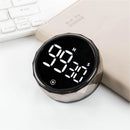 Kitchen Timer Digital Timer Cooking Study Stopwatch Led Counter Alarm Remind Manual Electronic Countdown(218 silver white)